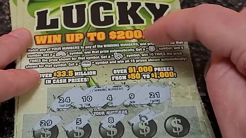 Winning Lucky Lottery Ticket Scratch Offs!