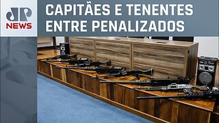 Exército pune 17 militares com prisão disciplinar no caso das metralhadoras furtadas