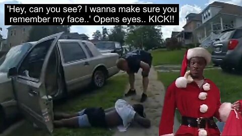CAR THIEF INSTANT KARMA! 'Hey can you see? I wanna make sure you remember my face! KICK!🤣😂🤣