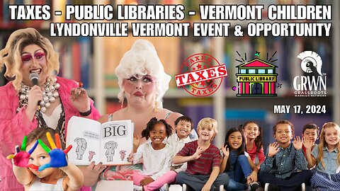 Lyndonville Vermont - PUBLIC EVENT, MAY 18 from 8-10am @Cobleigh Library - Please share