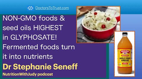 STEPHANIE SENEFF 3 | NON-GMO foods/seed oils HIGH in GLYPHOSATE! Fermented foods turn into nutrients