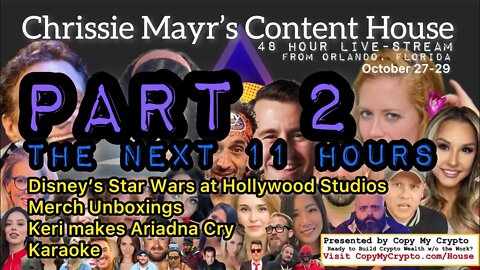 Chrissie Mayr's Content House: Orlando Part 2! Keri Smith, Anthony Cumia, Karl from WATP, Disney