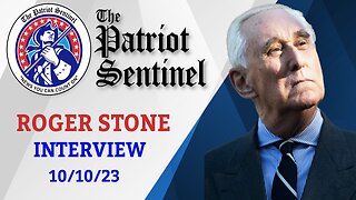 Roger Stone on the Atrocities of the Iranian Backed Terror Attacks in Israel, House Speaker's Race and the 2024 Presidential Contenders | Patriot Sentinel Podcast