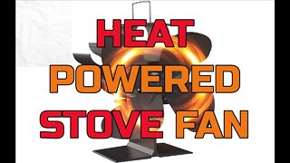 OCROUKI Heat Powered Stove Fan - No Electricity Required