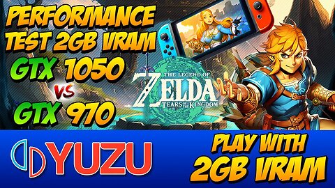 Play The legend of Zelda: Tears of Kingdom With 2GB VRAM - Comparison 2GB vs 4 GB VRAM