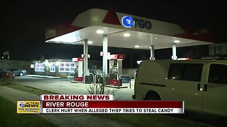 Alleged candy bar thief stabs gas station clerk in River Rouge