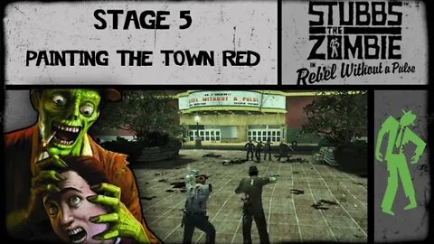 Stubbs the Zombie: Stage 5 - Painting the Town Red (no commentary) PS4