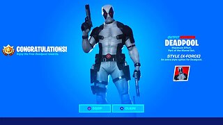 How to get the "X-FORCE DEADPOOL" Skin in Fortnite!.. (FREE)