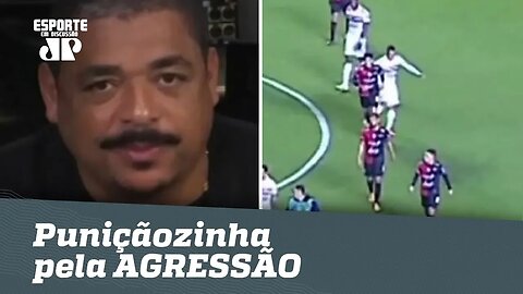 Vampeta: "Diego Souza vai tomar puniçãozinha pela AGRESSÃO!"