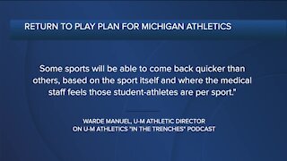 Michigan AD Warde Manuel discusses return to play plans