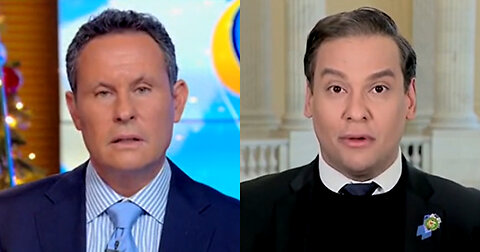 Watch George Santos’ Reaction as Brian Kilmeade Reads A List Of All His Criminal Charges