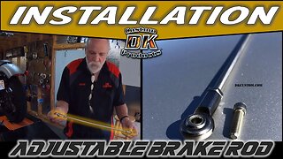 Harley Sportster-Adjustable Brake Rod. Better Control.