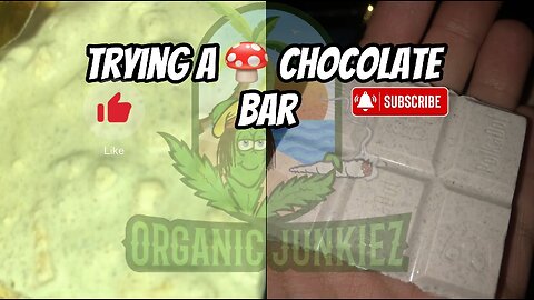 Trying out Mushroom chocolate bar🍄🍫🔥💨