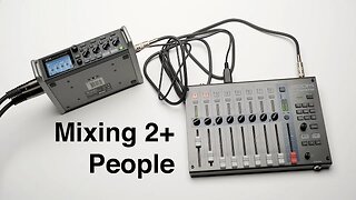 Mixing Sound for 2 People While Recording