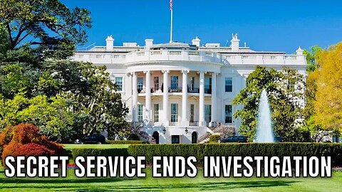 SECRET SERVICE Just Concluded its White House Investigation…