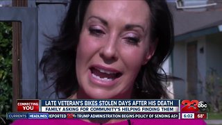 Local veteran's motorcycles stolen days after his death