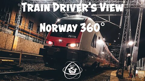 TRAIN DRIVER'S VIEW 360: Morning commute on the Voss Line