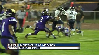 Marysville beats Madison in WXYZ Game of the Week