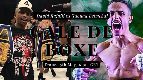 🔴 LIVE: Gale de Boxe France Weigh-Ins | David Rajuili vs. Jaouad Belmehdi | May 6th Event 🥊