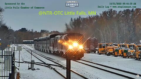 Little Falls, MN PTZ Cam | BNSF Staples Sub | Northern Transcon Railcams | MP 106.3