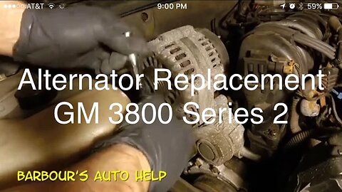 Alternator Replacement 01 Pontiac Bonneville 3.8l