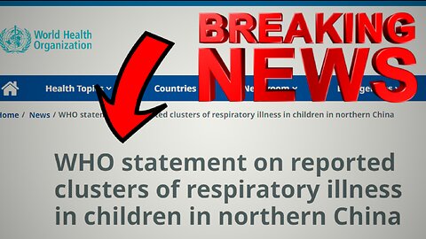 WHO issues statement on PNEUMONIA OUTBREAK in children in northern China - 22 November 2023