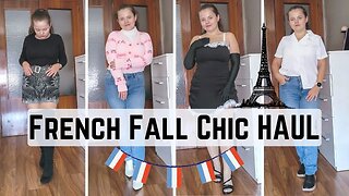 French Fall Chic shopping Try-On Haul by @yesstyle Petite-friendly looks Code GLAMCOFFEE to save up!