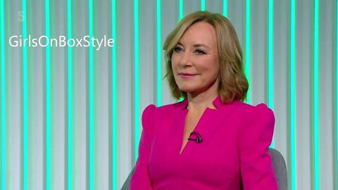 Sian Williams - Dress and Suit Styles, Black Heels