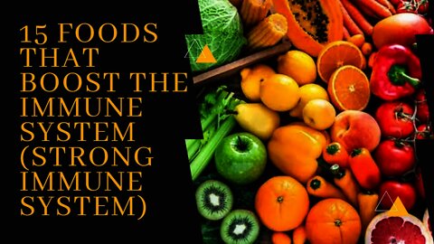 15 foods that boost the immune system {Strong Immune System}