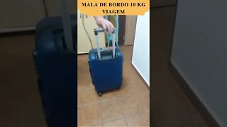 Mala De Bordo 10 kg Viagem Rodinhas 360° Abs @ScanPlay