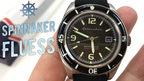 Spinnaker Fleuss Black Automatic Dive Watch Review SP-5055-02