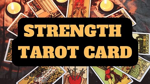 Strength Tarot Card Meaning #pickacard #tarotreading #pickacardlove