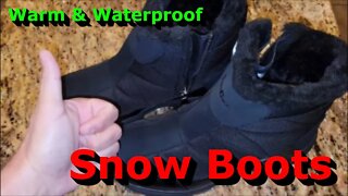 Snow Boots - Try On and Full Review - Warm and Waterproof