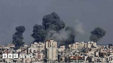 BBC News Headline | BBC News | Gaza frontline report: horrific aftermath of hospital explosion