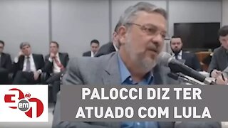 Palocci diz ter atuado com o ex-presidente Lula para barrar a Lava Jato