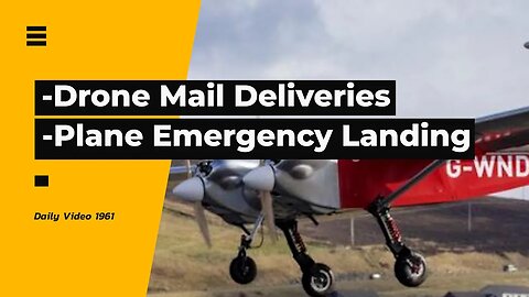 Drone Fleet Mail Delivery, Landing An Airplane With No Experience
