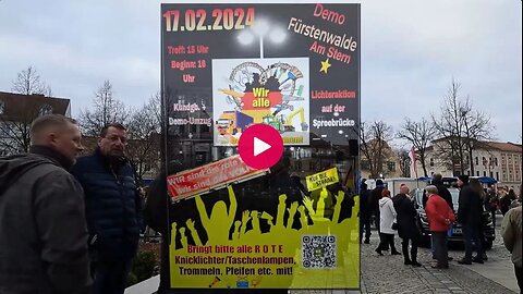 17.02.2024 Demo in Fürstenwalde - ❗️Denn zuviel ist zuviel - es reicht ❗️ - Brandenburg