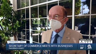 U.S. Secretary of Commerce Wilbur Ross holds discussion with Palm Beach County business leaders