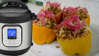 Instant Pot Wednesday: Stuffed Bell Peppers