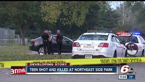18-year-old shot, killed at park on Indianapolis' northeast side