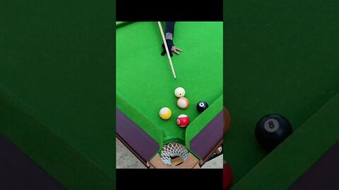 Amazing Trick: Real Pool Trick Shot #snooker #billiards #best #shorts