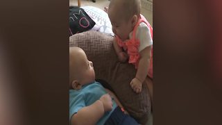 Two Babies Chat About Life