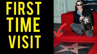 Visiting Johnny Depp's star in HOLLYWOOD for the first time!