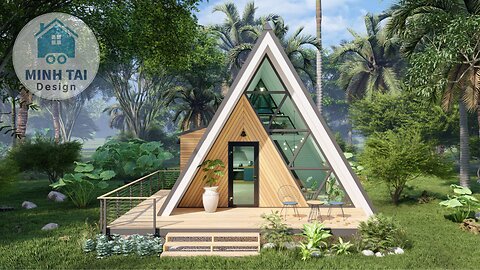 A-frame House - Minh Tai Design 11 #aframe #aframehouse #aframecabin #housedesign