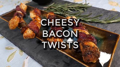 How to make Mouthwatering cheesy bacon twists