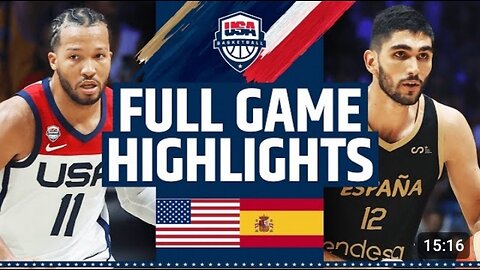 USA vs SPAIN SHOWCASE | FULL GAME HIGHLIGHTS | August 13, 2023