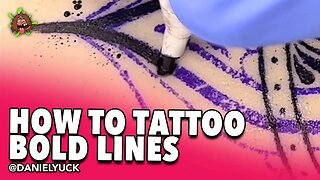 Tattooing 101-How To Pull Bold Tattoo Lines