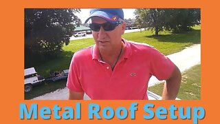 Mobile Home Metal Roof Setup, Metal Roof Prep home & general building