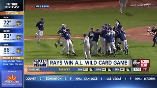 Diaz hits 2 homers, Rays beat A’s in AL Wild Card game