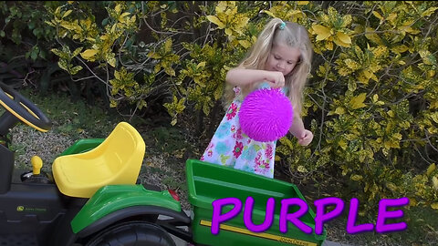 Diana plays with color balls and Finger Family song / Video for children with Kids Diana Show
